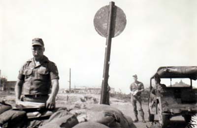 This is the M.P. counterpart at one of the gates at Phan Rang.
