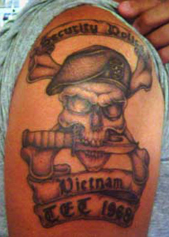 gang tattoo. Police are looking for 26-year-old Enrique Gonzales,