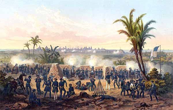 Mexican War posters:  The Siege of Vera Cruz!
