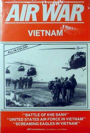 Vietnam War Film Poster: Air War Vietnam. Battle of Khe Sanh. United States Air Force in Vietnam. Screaming Eagles in Vietnam.