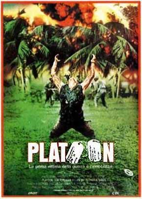 Vietnam War Film Poster: Platoon.