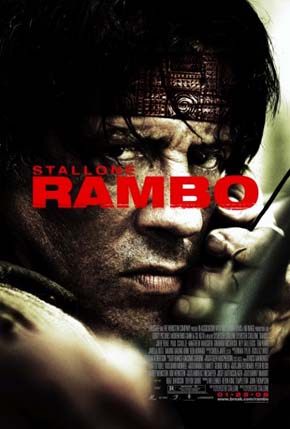 Vietnam War Film Poster: Rambo. Stallone.
