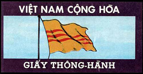 Vietnam War Leaflet: Viet Nam Cong Hoa. Giay Thong-Hanh.