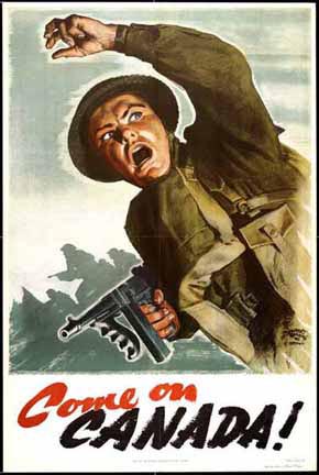 WWII Posters: Come On Canada!