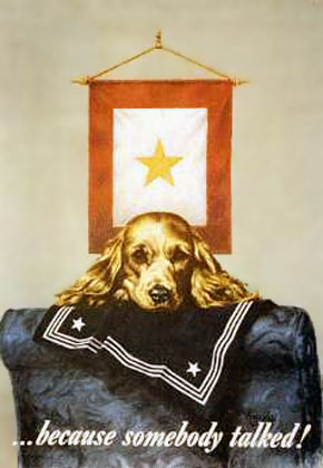 ...Because somebody talked! (1-Star Flag)