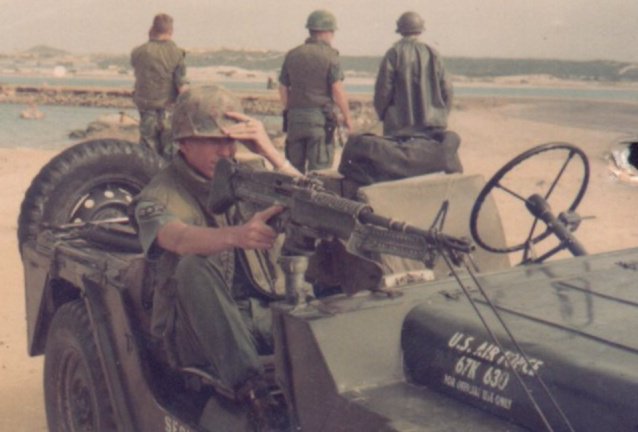 Security Police Jeep, Photo by: Carl Tripp