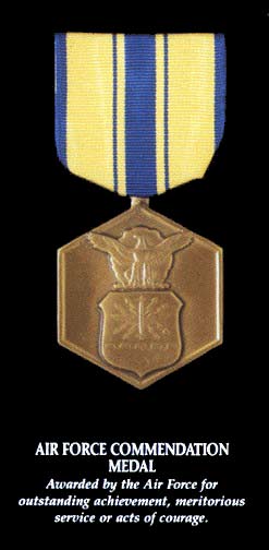 USAF Air Force Achievement AFAM medal 4th award citation ribbon 