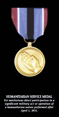 Humanitatrian Service Medal