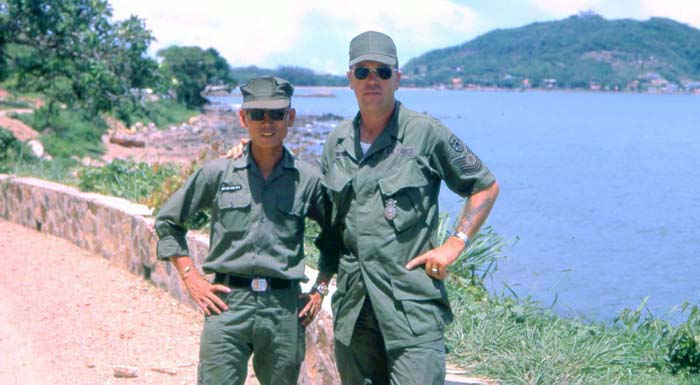 ARVN Sgt Duc and MSgt Summerfield outing to Windy Hill and beach area: 19