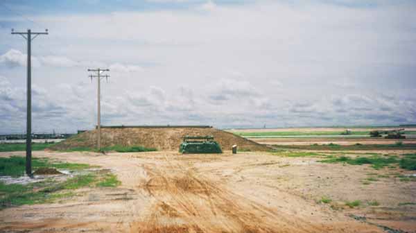 12. Biên Hòa AB, Bunker-1, with a shack next to it, looks like it may be ARVN or VNAF security. Photo by: Bob Vitray, LM 590, BH, 3rd SPS, 1967-1969.