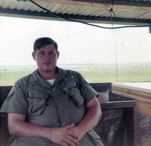 17. Biên Hòa Air Base: A1C David Worthen, SPS Tower duty. 1972-1973. Photo by: David Worthen, BH, 3rd SPS; KRT, 388th SPS. 1969-70; 1972-73.