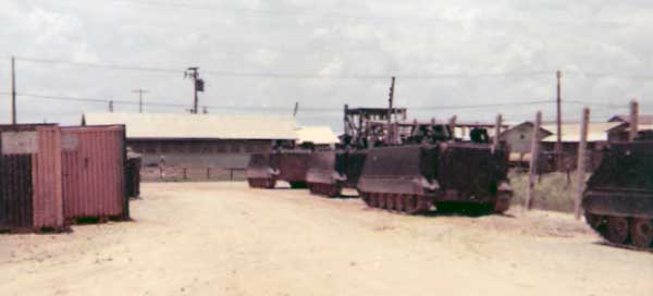 16. Biên Hòa Air Base: V100 SPS Parking Area. 1972-1973.
