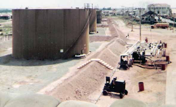 22. Biên Hòa Air Base: A1C David Worthen, tower view frp, POL Tower. 1972-1973. Photo by: David Worthen, BH, 3rd SPS; KRT, 388th SPS. 1969-70; 1972-73.