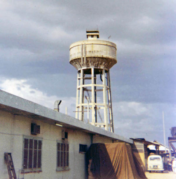 5. Biên Hòa AB, Water Tower. Photo by: Ernest Govea. 1968-1969.