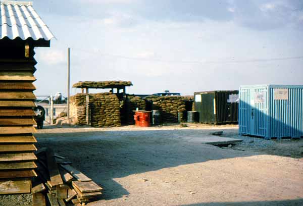 9. Biên Hòa AB, Bunker, M-16 with nightscope. Photo by: Raymond Morgan, BH, 3rd SPS; NKP, 56th SPS, 1971-1972.