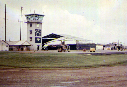 10. Biên Hòa AB, Control Tower. Photo by: Terry Smart, BH, 3rd APS/SPS. 1965-1966.