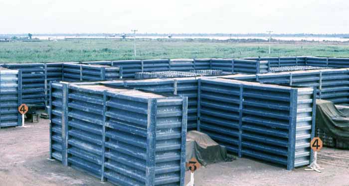 Bien Thuy Air Base flight line storage revetments. MSgt Summerfield: 15