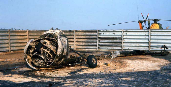 Bien Thuy Air Base, 26-flightline-ch34-sikorsky-revetment-destroyed-1. MSgt Summerfield: 29