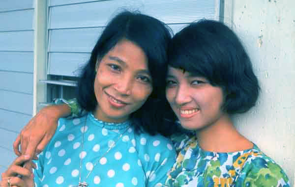 Bien Thuy Air Base. Two-young-ladies. MSgt Summerfield: 11