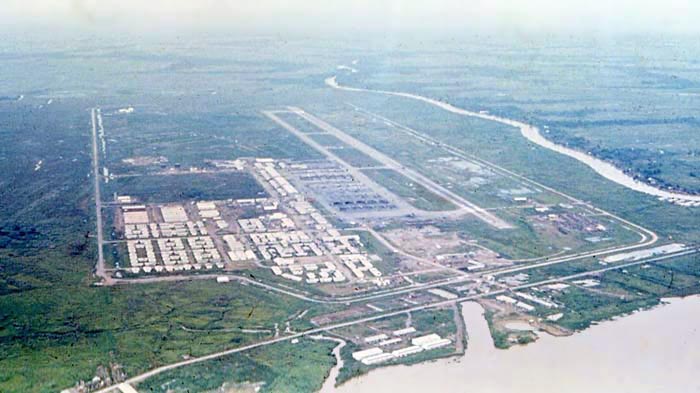 Bien Thuy Air Base, Mekong Delta-8 tower, south-west view. MSgt Summerfield, 1968: 03