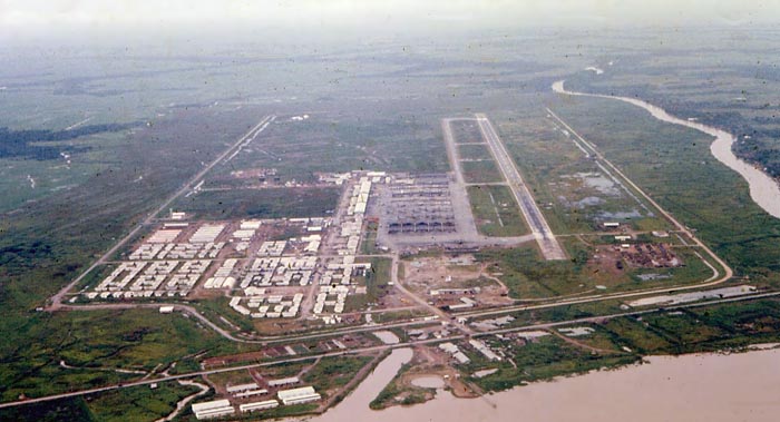 Bien Thuy Air Base, Mekong Delta-8 tower, South view. MSgt Summerfield, 1968: 04