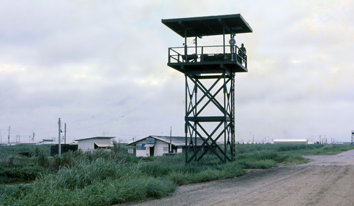 Bien Thuy Air Base, perimeter road SPS Tower. MSgt Summerfield, 1968: 25