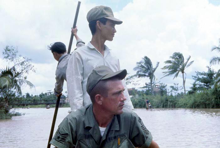 Bien Thuy Air Base. boating to river village. MSgt Speedy Morgan. MSgt Summerfield: 04