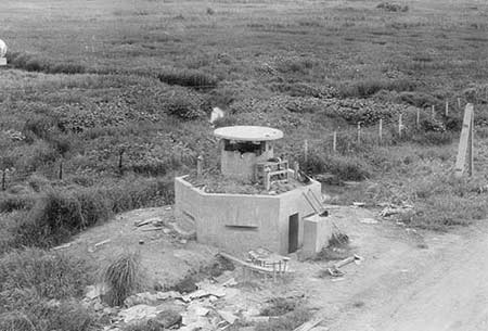 6. Bình Thủy Air Base: Tower view, of Bunkers. Photo by: unknown.