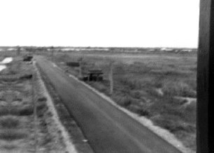 5. Bình Thủy Air Base: View of bunkers from Tower Charlie-7. 1968.Photo by: Wayne Dezarn, BT, 632nd SPS; UT, 635th SPS, 1969-1970.