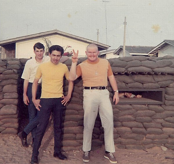 7. BT Air Base: Weyland, Campos and Curly. Photo by Jaime Lleras. 1970.