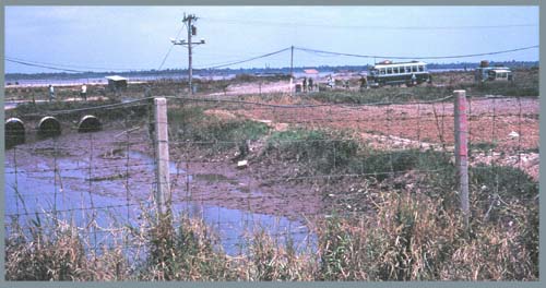 Binh Thuy AB, Civilian Gate. Above/Below Photos by: Mel Hecker, 1968.