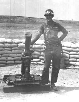 6. Bình Thủy Air Base: Mortars. 1965. Photo by: Photo by: Barry McLean.