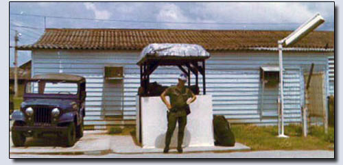 Binh Thuy Gate, Airman Hanzo. Photo by: Mark Pfaff, 1971-1972.