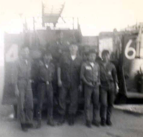 6. Me with Vietnamese Firemen and their pumper fire truck.