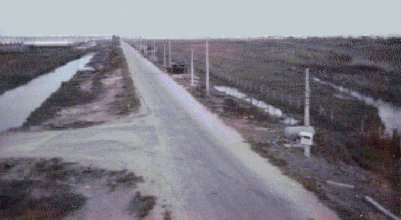 Bình Thủy Perimeter Road, from tower. Photo by Joe Skelton