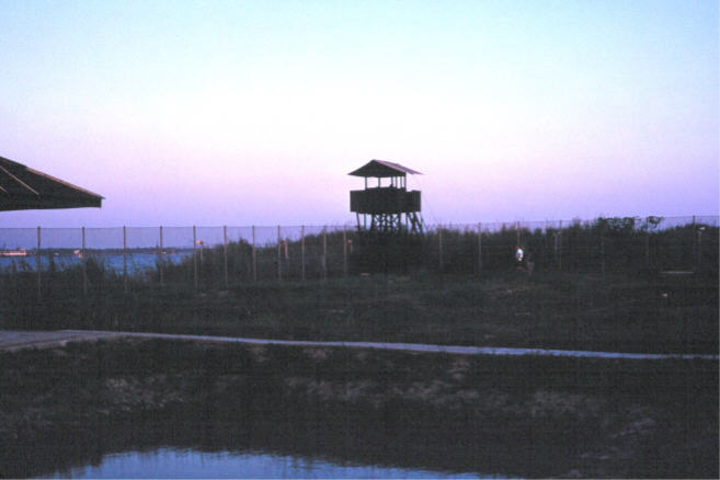 4. Bình Thủy Air Base: Perimeter Tower. 1968. Photo by: Mel Hecker, LM 72, DN, 366th SPS; DET CB; DH, 1/620th TCS; BT, 632nd SPS. 1967-1969.