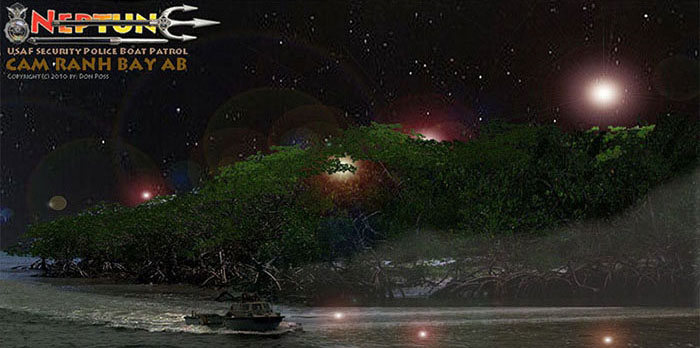 Vietnam Base CAM RANH BAY Air Force Base