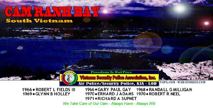 Vietnam Base CAM RANH BAY Air Force Base
