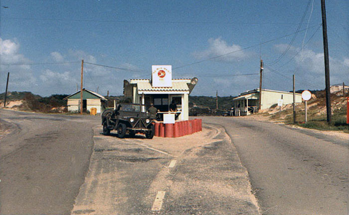 2. Cam Ranh Bay AB, Gate. Photographer: Ken Hopkins, 412th Munitions Maintenance Squadron. 1967-1968.