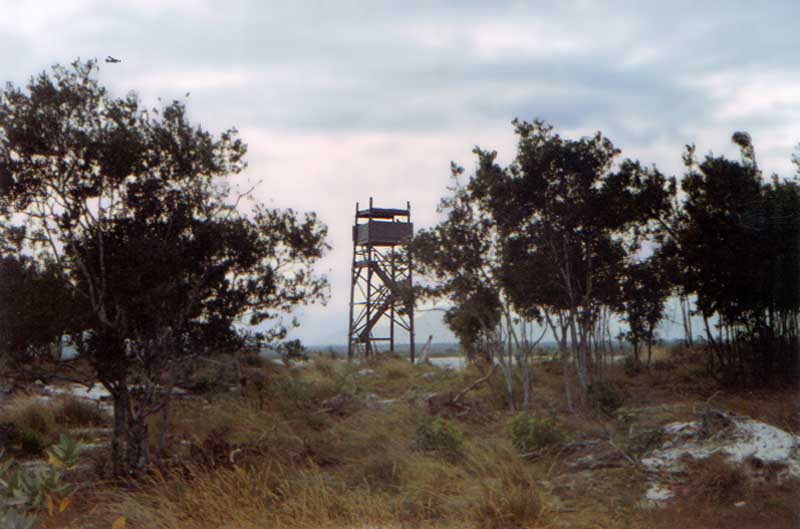 3a. Cam Ranh Bay AB. 12th SPS Tower, area of My CA Village. 1968-1969. Photo by: Bill Hawn.