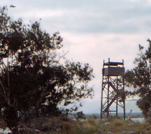 3b. Cam Ranh Bay AB. Close up, 12th SPS Tower, area of My CA Village. 1968-1969. Photo by: Bill Hawn.