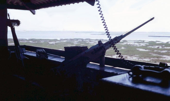 7. Cam Ranh Bay AB. Gate Tower perimeter view. 1970. Photo by: Jim Randall, LM 69, CRB, 483rd SPS, 1970.