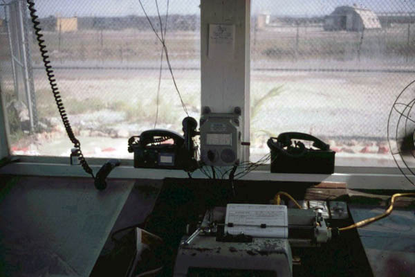 13. Cam Ranh Bay AB. Gate Tower view. 1970. Photo by: Jim Randall, LM 69, CRB, 483rd SPS, 1970.