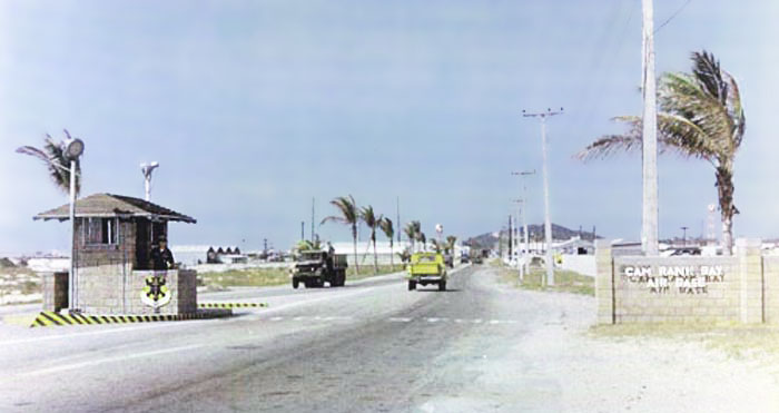 10. Cam Ranh Bay AB, Main Gate.