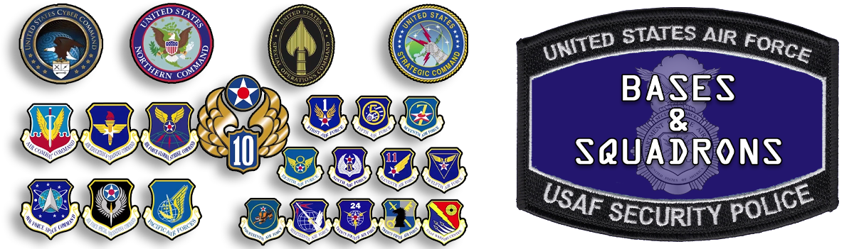 USAF Security police Vietam Bases and Squadrons