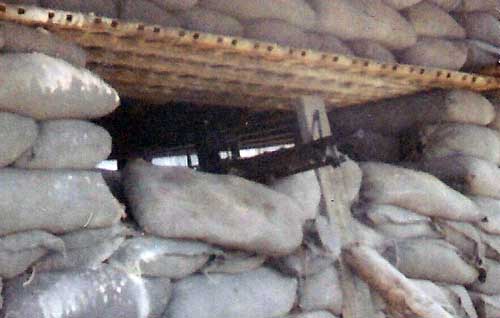 2b. Biên Hòa Radar Station, Bunker and M-60, Close Up. 1967. Photo by: Steven T. Rose, LM 532, TUY, 31st SPS; PR, 35th SPS; DLT (TDY: PR, DLT, Aug 1967). 1966-1967.