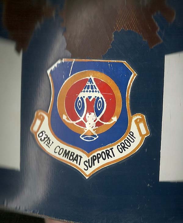 7. SP Helmet, 631st Combat Support Group (CSG).