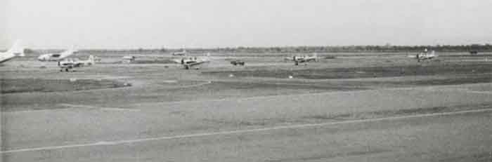 T-28's taxiing at Tan Son Nhut AB.