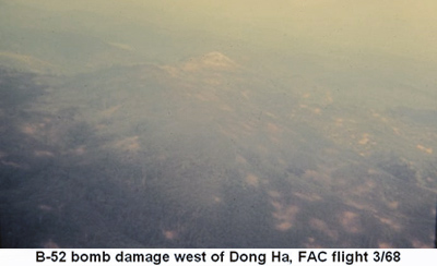 Đà Nẵng Air Base, SVN: USAF FAC flies Bomb Damage Assessment (BDA) west of Đông Hà Air Base. Flight Mar. 1968. © 2011 by Bradford K. Deal