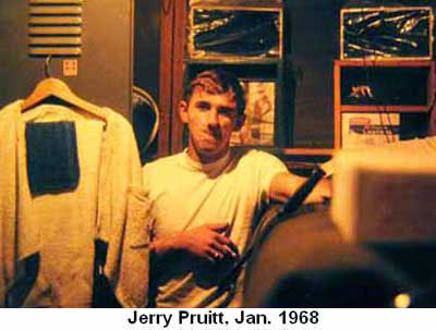 Đà Nẵng Air Base, SVN: USAF Jerry Pruitt in hut. Jan. 1968. © 2011 by Bradford K. Deal